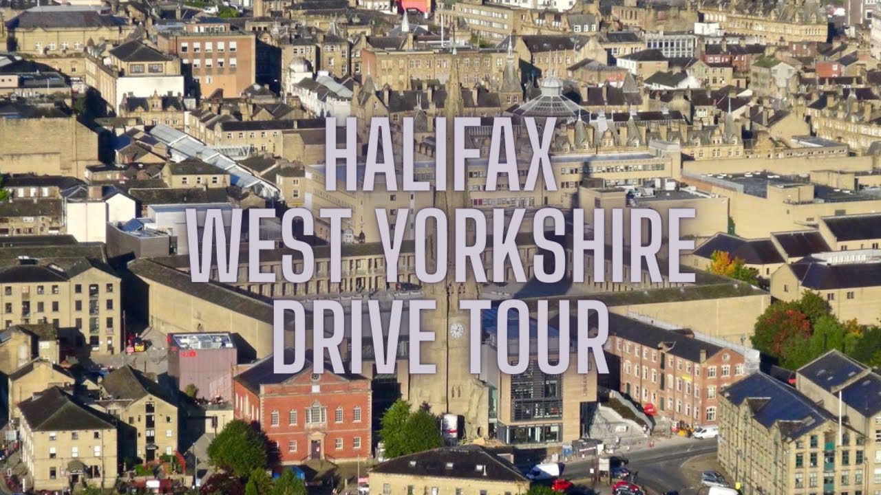 Driving Around Halifax Town Centre West Yorkshire United Kingdom - YouTube