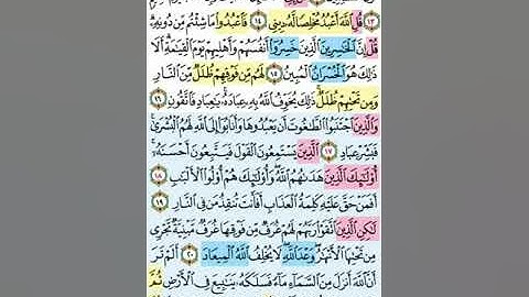 تيسير حفظ سورة الزمر بالتكرار الوجه الثالث الآيات(11-21)تكرار كل ايه3مرات مع الربط بين الآيات سعود