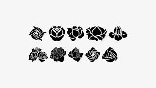 Art Nouveau Flowers Font Download