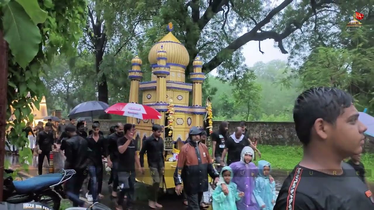 10 Moharram | Juloose  | ending | military area | kamptee Azadari 2024 | tajiya | Alam | Zuljana