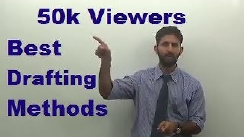 Draftings, Pleadings Sample Lecture by Dev Sharma