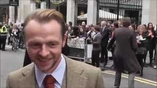 Simon Pegg on Red Carpet