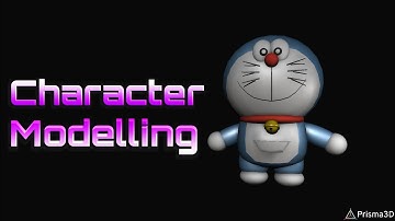 Making Doraemon in Prisma 3d // Timelapse //