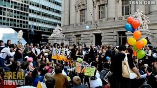 Thousands Protest On Occupy Wall Street's One Year anniversary