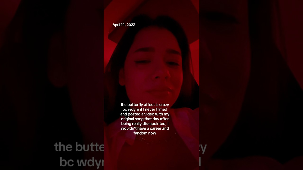 the butterfly effect is crazy 🥹