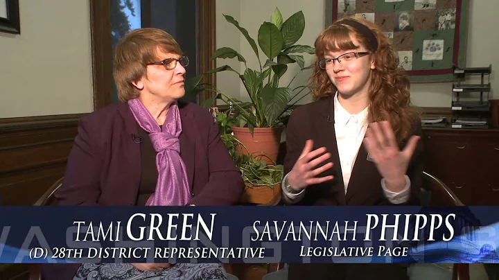 Rep. Tami Green and page Savannah Phipps talk abou...