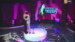 OPERACION TRIUNFO PERU 2012:DIEGO DELGADO CANTA asu PADRE