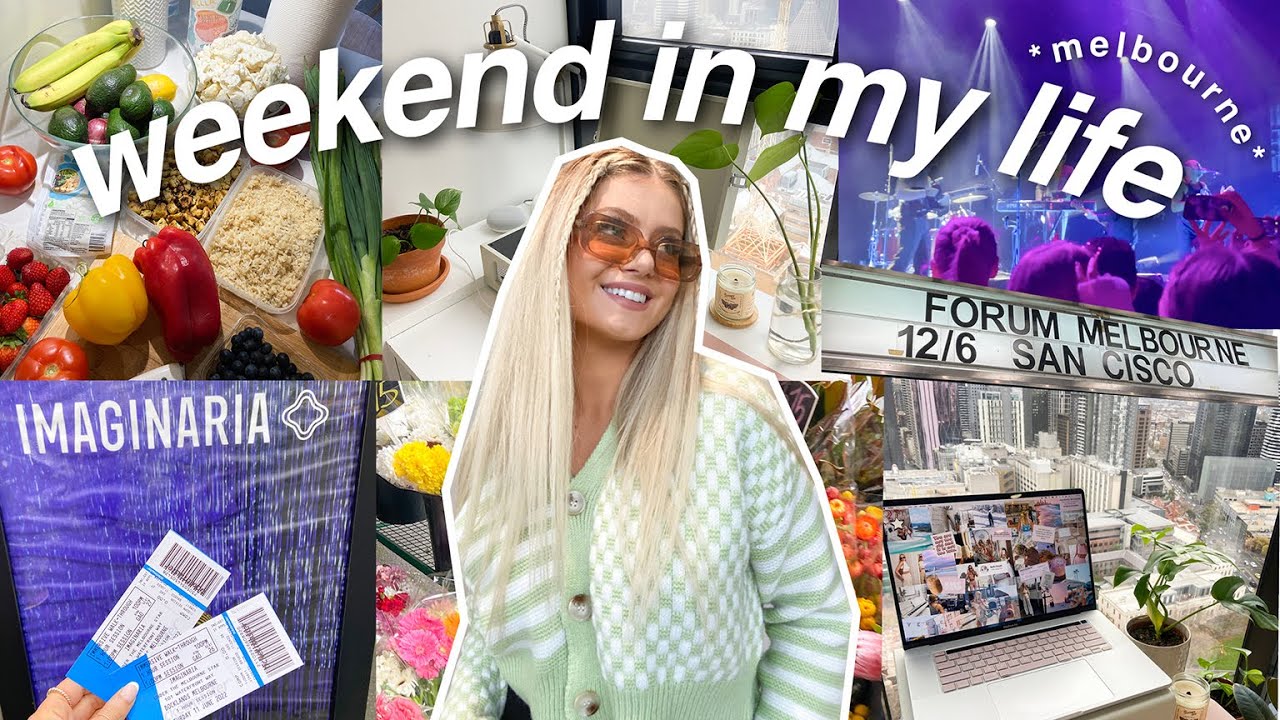 WEEKEND IN MY LIFE | Imaginaria, San Cisco concert, shopping & more! | Melbourne, Australia