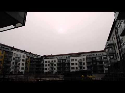 Time lapse Solförmörkelse skitväder 2015-03-20