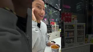 When you are an extrovert in #Korea 😭 helping them to eat #buldak samyangfoods_global