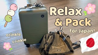 🌸 Packing for Japan - relax and pack with me
