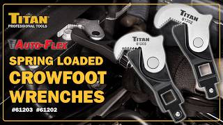 Titan: Auto-Flex™ Spring Loaded Crowfoot Wrenches