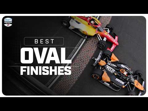 1 HOUR of the BEST Oval Finishes in INDYCAR History!