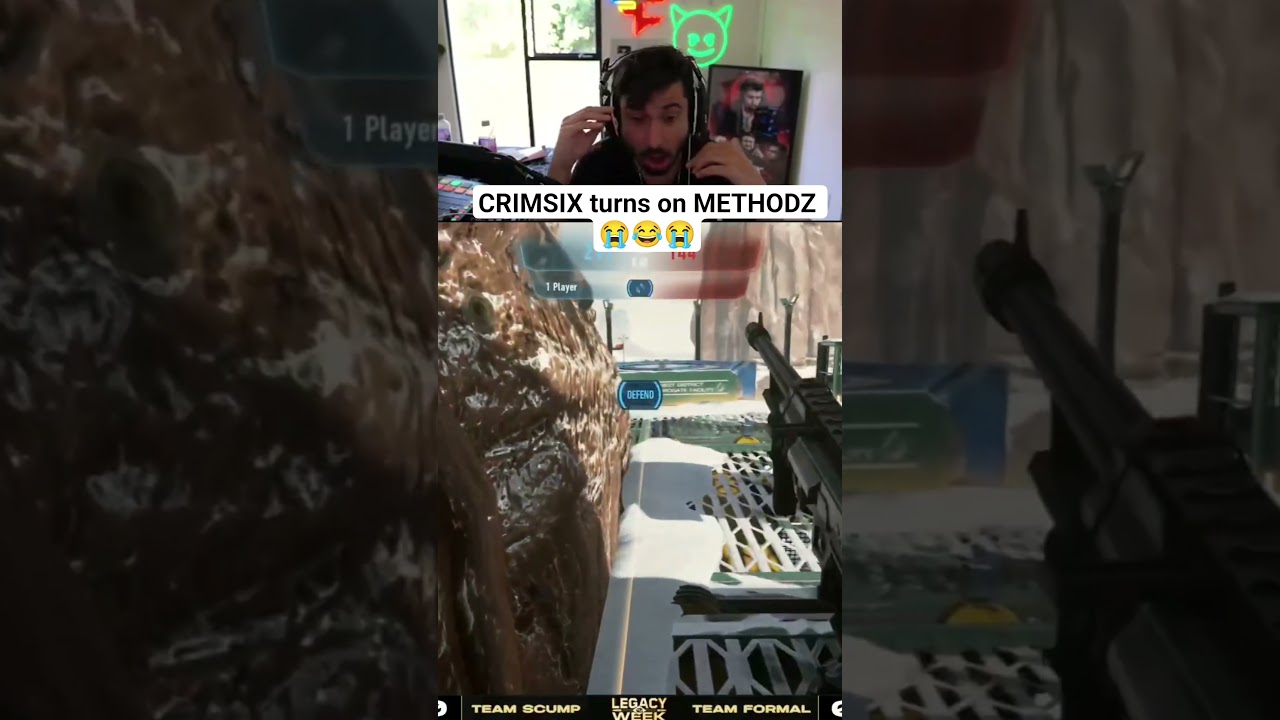CRIMSIX turned on METHODZ badly 😭😂😭