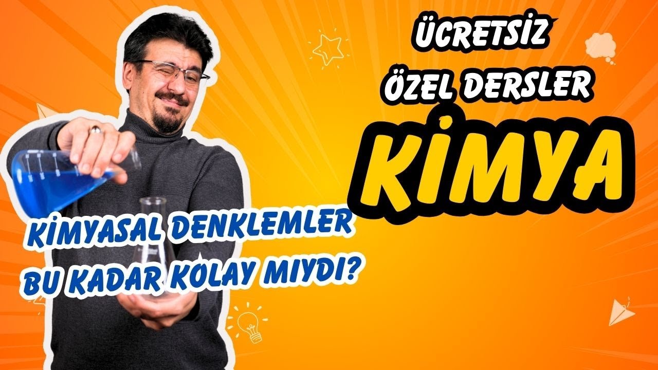 Kimyasal Denklemler Bu Kadar Kolay mıydı? I Ücretsiz Özel Ders