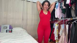 Haul enterizo try on