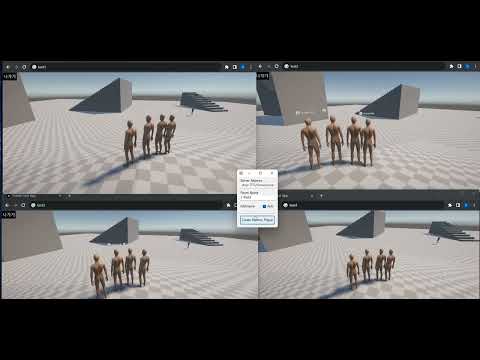 C# Websocket server & Unity webgl client, fake client Test