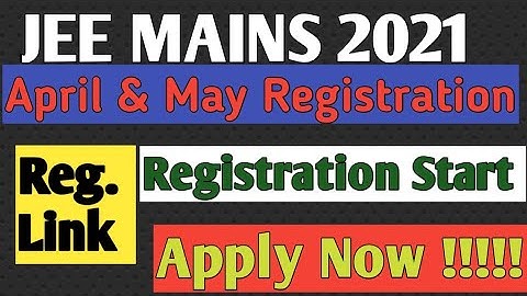 NTA JEE Online Registration Start Session 3 March & 4 April session || How To Apply Registration