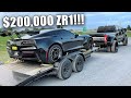 FIRST Time Towing in My New F450!!! Collector Offers Me $200k For My ZR1?!?