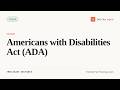 Americans with Disabilities Act (ADA) (Texas Real Estate Exam Prep)