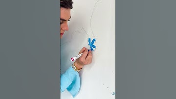 You can find me drawing on walls! #sharpieart #sharpies #sharpiepartner #worldisyourcanvas