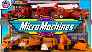 Micro Machines Series 2 New Fire And Rescue Construction Site Playsets