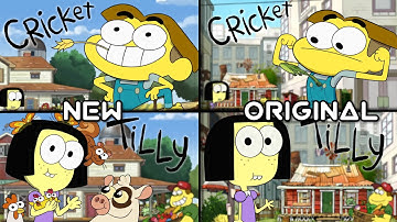 Big City Greens S3B Opening Comparison To S1 Original Side-By-Side After Ep.