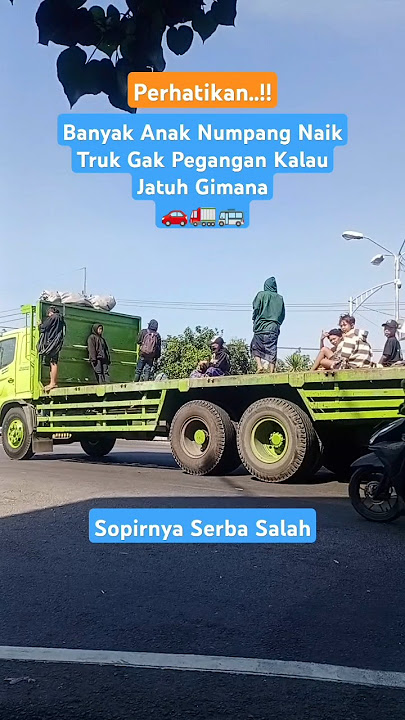 Spotting Truk Indonesia - Nyegat Truk Cari Tumpangan #trukbesar #trukpanjang
