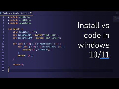 How to Install Visual Studio Code on Windows 10/11 and Run Your First C Program