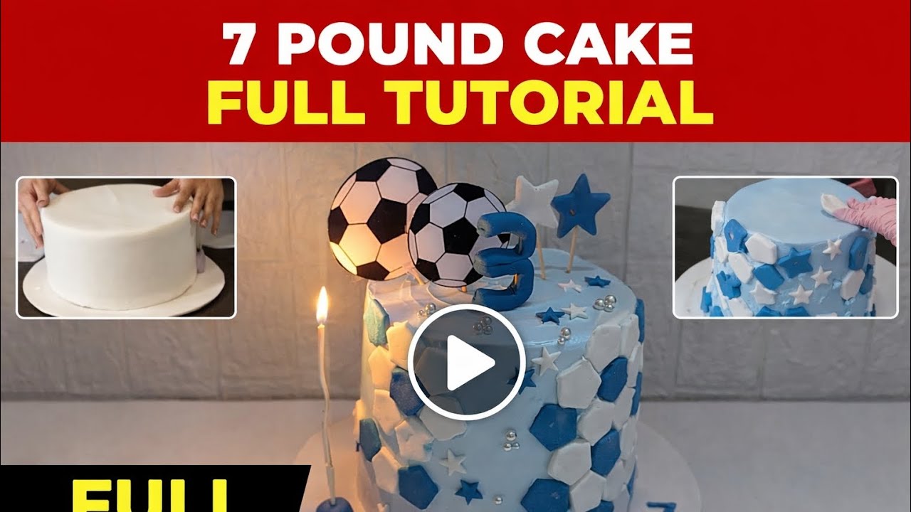 7 Pound vanilla biscuits cake full tutorial made by @gullbaker-786 #cake #foryou #cakenkitchen #gul