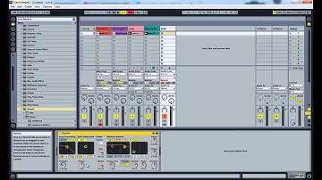 Signal Flow & Configuration of a Submix in DAW (Ableton Live)