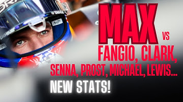 MAX vs the F1 GOATs: new stats by Peter Windsor