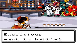 Pokemon Polished Crystal - vs Rocket Executives Archer, Ariana, & Proton (6v12 Gauntlet,Radio Tower)