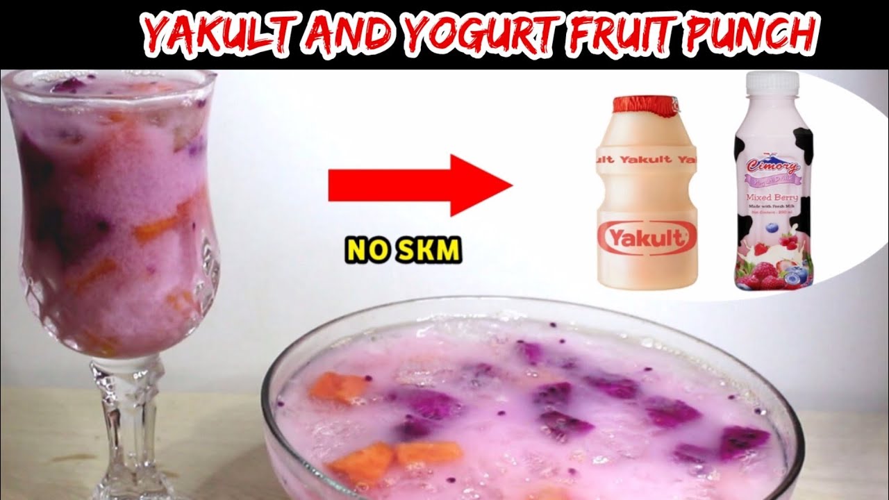 Yakult and Yogurt Fruit Punch, tergampang YouTube