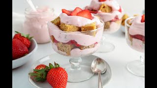 Vegan Strawberry Trifle