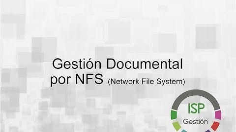 Gestión Documental por NFS