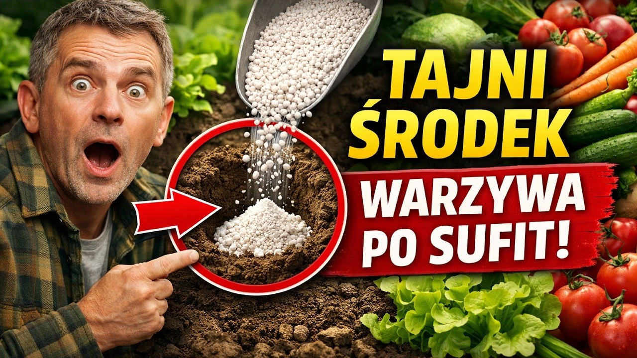 Wsyp TO pod korzeń, a warzyw będziesz mieć po sufit! Koniec z chemią! Mój groszowy sekret.