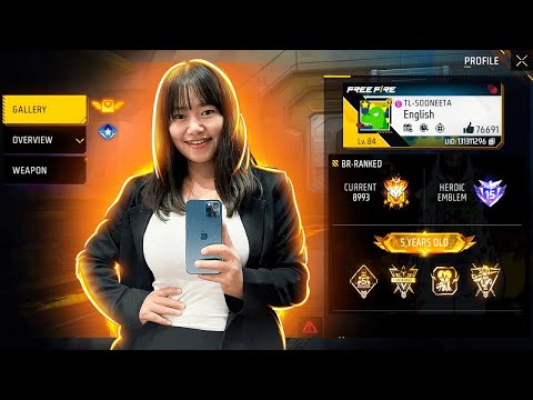 SOONEETA IS BACK with FULL JOSH 😎 RANK PUSH CS & BR | GARENA FREE FIRE 💖 SOONEETA IS LIVE