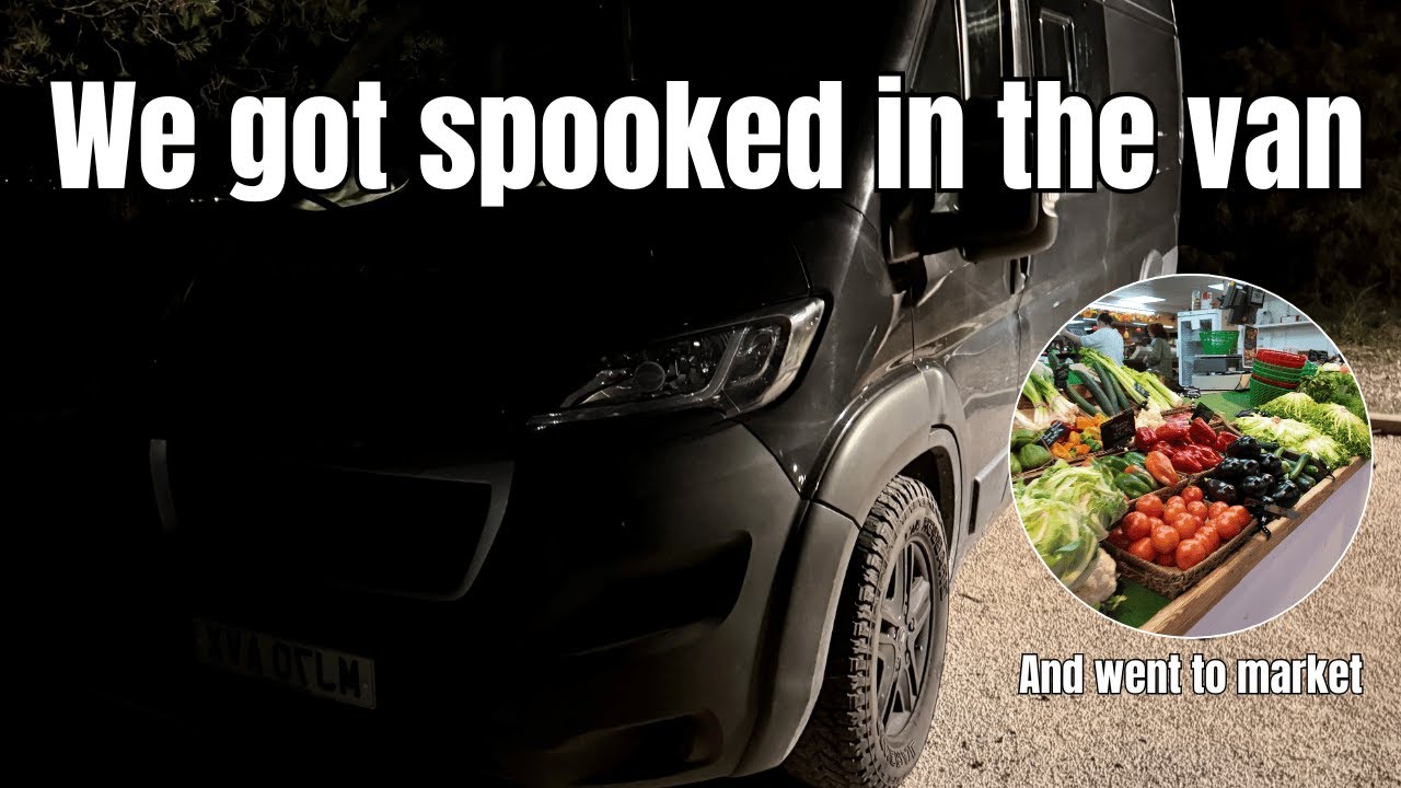 Vanlife in France, touring Avignon & spooked in the van