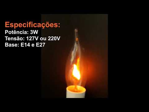 Vídeo: Lâmpadas Decorativas (78 Fotos): Em Forma De Vela E Orquídea, 