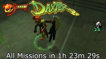 Daxter All Missions [WR] in 1:23:29