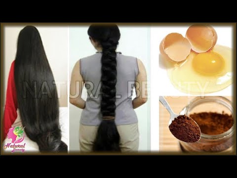 How to grow long thick hair with coffee and eggs - the world&rsquo;s best remedy for hair growth