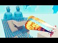 100x ICE ZOMBIES   2x GIANT vs 3x EVERY GOD - Totally Accurate Battle Simulator TABS