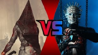 Pyramid Head Vs Pinhead Drawing Cartoons 2