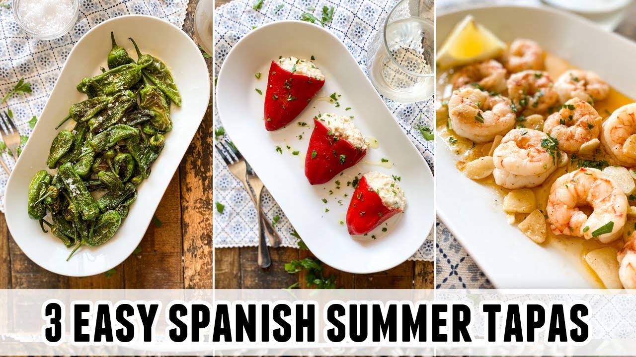 3 Easy Spanish Summer Tapas + Wine Pairing for Each Dish YouTube