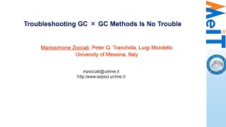 Troubleshooting GC x GC Methods