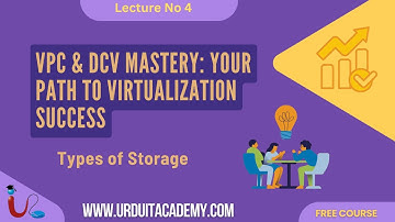 VPC DCV Lecture 4: Types of Storage || iSCSI & NFS Datastores Explained || URDU IT Academy