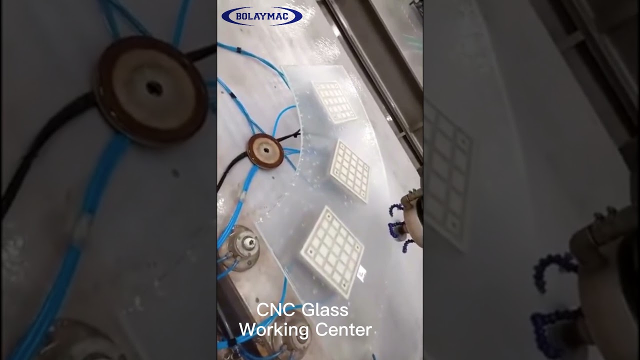 CNC glass working center