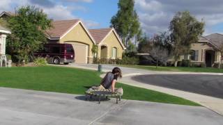MINI TRAMPOLINE TRICKS!