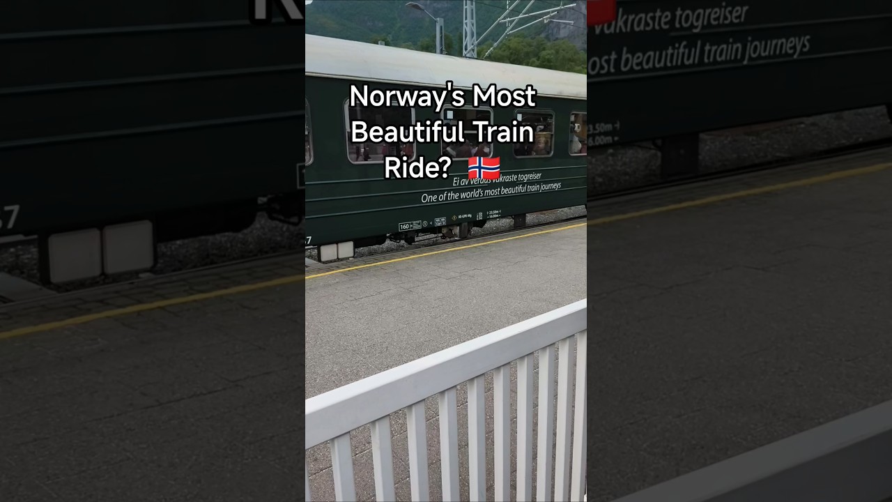 Norway's Most Beautiful Train Ride? Flåm Railway, Kjosfossen Waterfall & a Mysterious Surprise! 🇳🇴